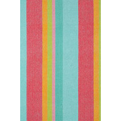 Tiki Stripe Woven Cotton Rug | Gracious Style